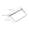 Beatifufu 2pcs Safety Latch Lock Pin Trailer Coupler Pin Rv Accessories Trailer Lock for Boat Accessory view 2