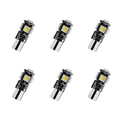 8X-SPEED 6PCS Led Interior Light Bulb 5050 Chip For Toyota Avalon MK5 20192022 Done Read Glove Box Trunk Vanity Mirror Sun Visor Light