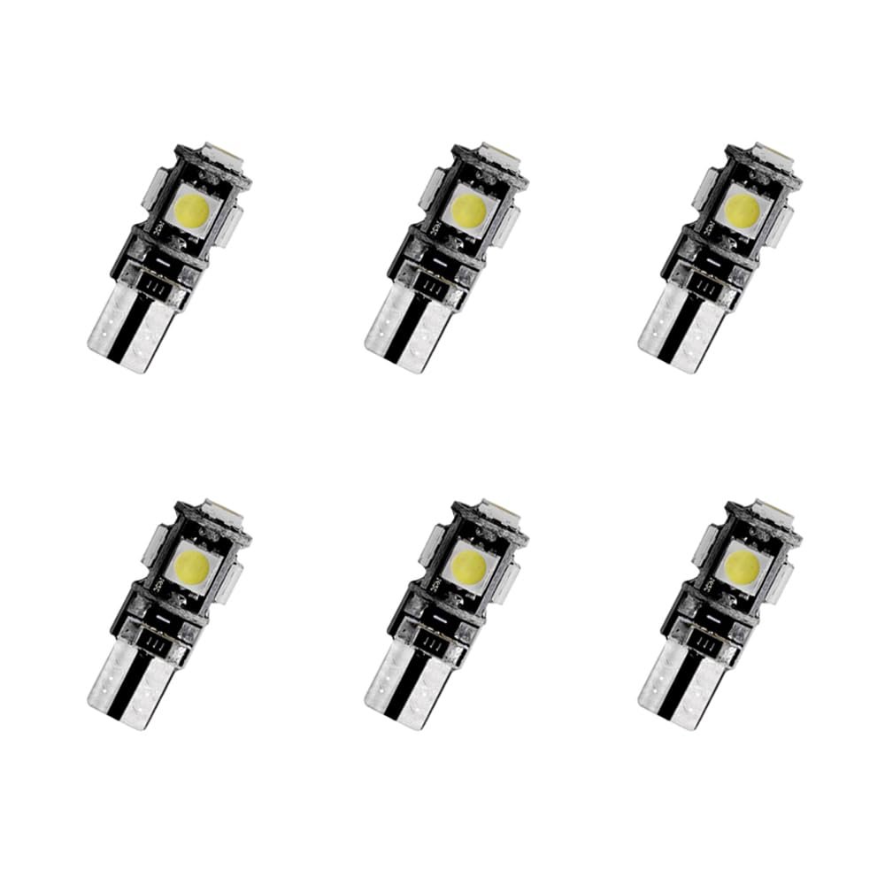 8X-SPEED 6PCS Led Interior Light Bulb 5050 Chip For Toyota Avalon MK5 20192022 Done Read Glove Box Trunk Vanity Mirror Sun Visor Light