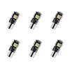 8X-SPEED 6PCS Led Interior Light Bulb 5050 Chip For Toyota Avalon MK5 20192022 Done Read Glove Box Trunk Vanity Mirror Sun Visor Light view 1