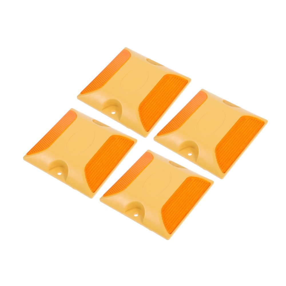 ULTECHNOVO Essential Driveway Safety 4 Pack Road Studs Reflective Strip Stickers for Improved Visibility on Road