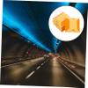 ULTECHNOVO Essential Driveway Safety 4 Pack Road Studs Reflective Strip Stickers for Improved Visibility on Road view 4