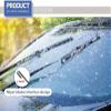 QILING Car Wiper for Ci&tr&oe&n C3 MK1 FC FN 2002-2010 Windshield Window Windscreen 24" 18" 14" 2007 2005 2004 2003 Front Rear Wiper Blades Set Kit(LHD,Front Rear) view 3