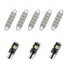 8X-SPEED 8PCS Led Interior Light Bulb 5050 Chip For Chevrolet Equinox MK1 20052009 Done Read Glove Box Trunk Vanity Mirror Sun Visor Light view 1
