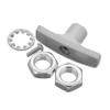 ULTECHNOVO Aluminum Rv Waste Valve Handle Kit Replacement Handles for Rv Waste Valve Extension Rod Easy to Install Fit view 1