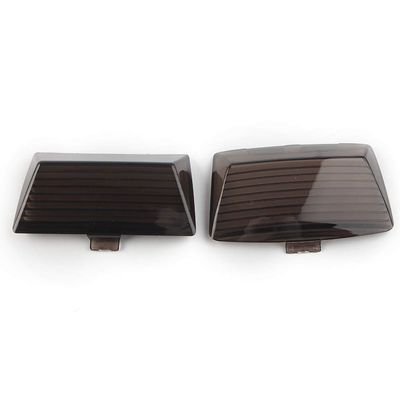 Cnonee1 Pair Mudguard Tip Lighting Lenses Cover Mud Guards Led for Harley for Touring Ultra Classic, Replaces No. 59180-80, 68046-79, 59672-99, Tan