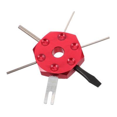 FUNOMOCYA Repair Terminal Removal Kit Wire Connector Pin Extractor Tool Universal Fit Made of Aluminum Stainless Steel
