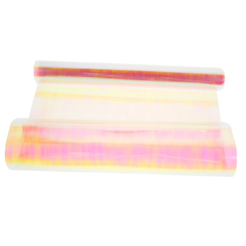 FUNOMOCYA Car Headlight Tint Film Colorful Transparent Adhesive Wrap for Fog Lights and Rear Lights Durable Protector Film