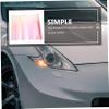 FUNOMOCYA Car Headlight Tint Film Colorful Transparent Adhesive Wrap for Fog Lights and Rear Lights Durable Protector Film view 4