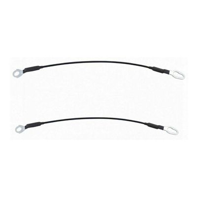 YABRMWC Rear Tailgate Cables Straps Set of 2 for F150 97-02 for F250 97-99 Truck Metal When Applicable,License Plate Brackets Do Not Come with Mounting Hardware Unless Otherwise Stated Black