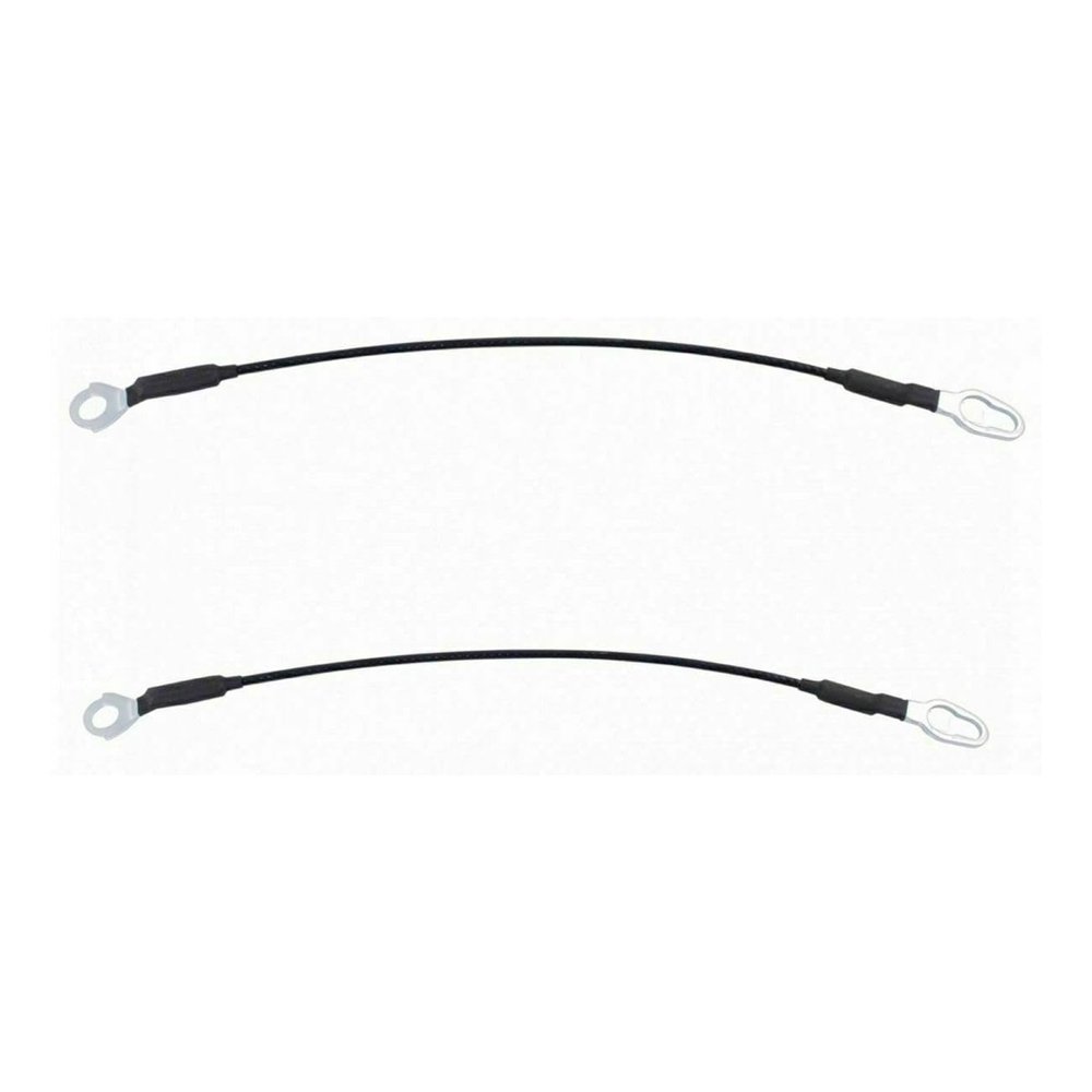 YABRMWC Rear Tailgate Cables Straps Set of 2 for F150 97-02 for F250 97-99 Truck Metal When Applicable,License Plate Brackets Do Not Come with Mounting Hardware Unless Otherwise Stated Black