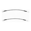 YABRMWC Rear Tailgate Cables Straps Set of 2 for F150 97-02 for F250 97-99 Truck Metal When Applicable,License Plate Brackets Do Not Come with Mounting Hardware Unless Otherwise Stated Black view 1