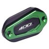 MotHeart Motorcycle Brake Fluid Reservoir Cap for Ninja 400 2018-2026 CNC Front Master Cylinder Cover Ninja 400 Accessories (Green) view 1