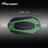 MotHeart Motorcycle Brake Fluid Reservoir Cap for Ninja 400 2018-2026 CNC Front Master Cylinder Cover Ninja 400 Accessories (Green) view 3