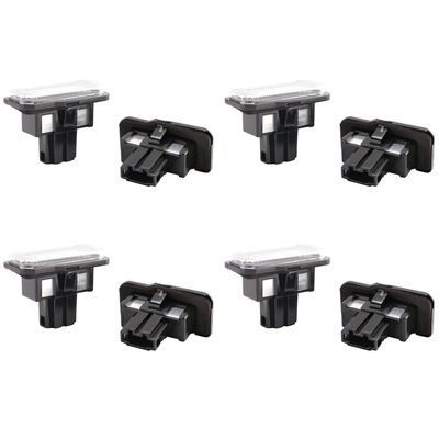 Bloepum 4X Car LED License Plate Light License Plate Light for W203 5D/W211/W219/R171