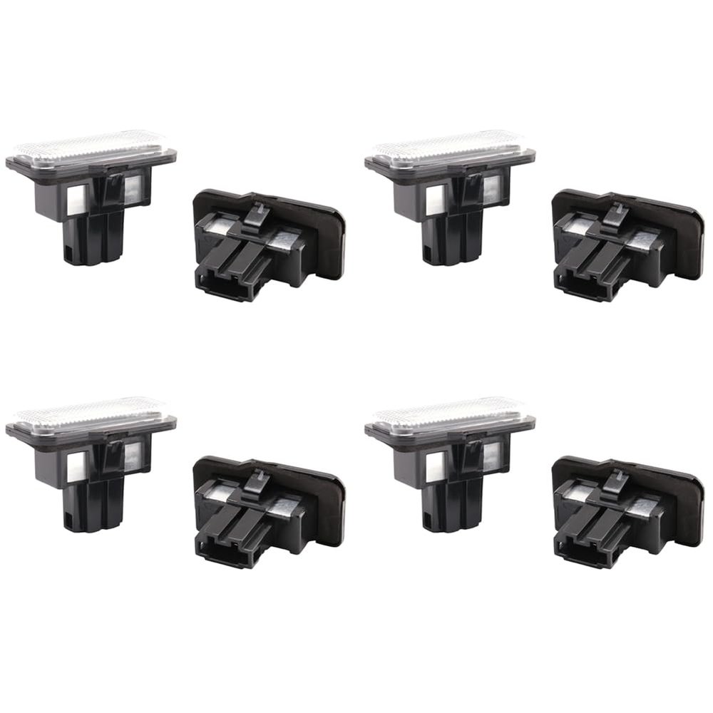 Bloepum 4X Car LED License Plate Light License Plate Light for W203 5D/W211/W219/R171
