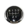 MDSMBK 5/6 Speed Gear Lever Stick Gaiter Boot Cover for VW/Transporter T5 T5.1 Gp 2003-2011 Car Gear Shift Knob-6 Speed Silver view 4