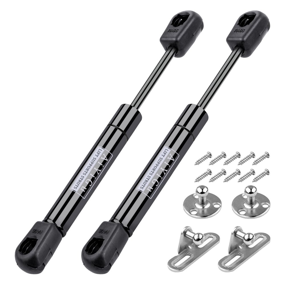 AiYiGu 7 Inch 18LB/80N Gas Shock Strut Spring Lift Support for Camper Cabinet Lid Stay Truck Tool Box Boat Sentry Safe
