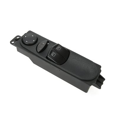 Power Master Window Switch, ABS Plastic Black Electric Window Switch Easy Installation W639 Vito 2003-2014 6395450913