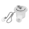 Zerodis Right Angle Stainless Steel RV Sink Drain Adapter Superior Sealing Channel Connection view 2