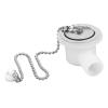 Zerodis Right Angle Stainless Steel RV Sink Drain Adapter Superior Sealing Channel Connection view 3