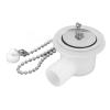Zerodis Right Angle Stainless Steel RV Sink Drain Adapter Superior Sealing Channel Connection view 4
