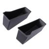 Qiilu 1 Pair Door Handle Armrest Storage Box Pocket, Insert Box Organizer with Anti Slip Pads, Partition Design, Water, Black for Tacoma 2024, Door Handle Armrest Storage Box Pocket view 4