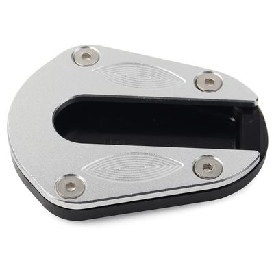 Lirun Motorbike Support Foot Side Stand Enlarger Plate Kickstand Pad for Benelli TRK 502 Black