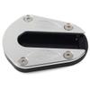 Lirun Motorbike Support Foot Side Stand Enlarger Plate Kickstand Pad for Benelli TRK 502 Black view 1