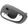Qiexeoe Car Door Handle Interior Front Driver Side Left Gray with Lever for Chevy for Tracker LSI 1999-2000 & Base 1999-2004 & LT/ZR2 2001-2004 16554828 view 2