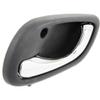 Qiexeoe Car Door Handle Interior Front Driver Side Left Gray with Lever for Chevy for Tracker LSI 1999-2000 & Base 1999-2004 & LT/ZR2 2001-2004 16554828 view 3