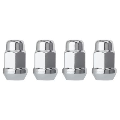DPAccessories Chrome 1/2-20 Lug Nuts | Closed End Bulge Acorn | 36mm (1.4") Tall | 19mm (3/4") Hex | Pack of 4 | D3112-HT-2305/4