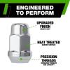 DPAccessories Chrome 1/2-20 Lug Nuts | Closed End Bulge Acorn | 36mm (1.4") Tall | 19mm (3/4") Hex | Pack of 4 | D3112-HT-2305/4 view 4