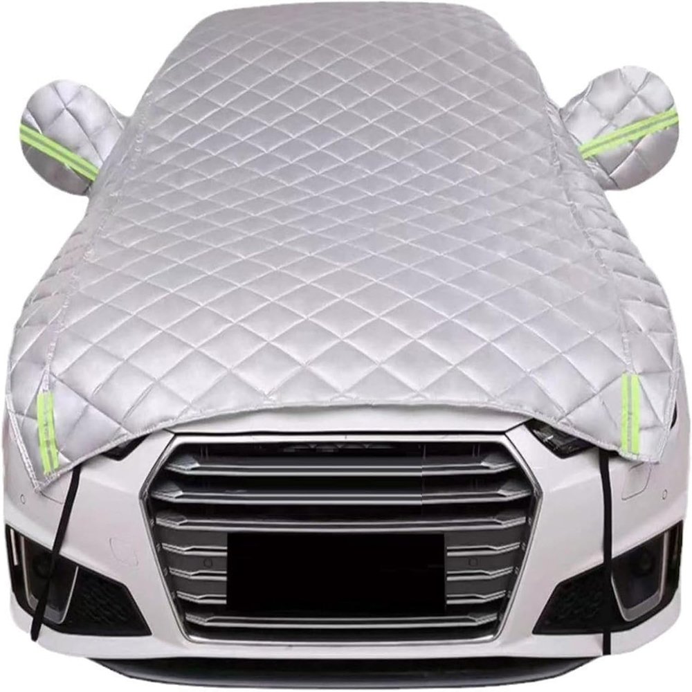 Hail Protector Car Cover for Suzuki Sx4 S-Cross, Half car Cover, 5 Layers Thicken Car Covers for Automobiles All Weather Waterproof