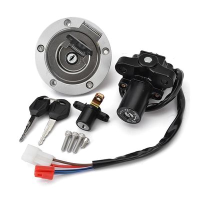 Gas Cap Ignition Switch Seat Lock with Key Kit Replacement Parts Compatible For XT660 XT660Z Tenere MT03 FZ09 MT09 FZ6 XJ6 FZ6R YZF R6 R1 FJR1300