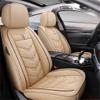 IBCEL Luxury 5 Seats Car Seat Covers for Ford Escape 2025 Vehicles Front&Rear Seat Protector Waterproof Leather Seat Cushion Beige view 1