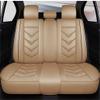 IBCEL Luxury 5 Seats Car Seat Covers for Ford Escape 2025 Vehicles Front&Rear Seat Protector Waterproof Leather Seat Cushion Beige view 2