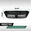 LQI Front Bumper Grille Grill Compatible with Subaru Outback 2020-2022 91121AN08A SU1200189 Glossy Black view 3