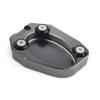 Cnswee6 Motorcycle Aluminum Kickstand Pad Foot Side Stand Extension Pad Support Plate for Kawasaki ZX10R/ ER6N/ ER6F/ ZX6R, Gray view 2