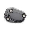 Cnswee6 Motorcycle Aluminum Kickstand Pad Foot Side Stand Extension Pad Support Plate for Kawasaki ZX10R/ ER6N/ ER6F/ ZX6R, Gray view 3