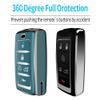 Tukellen for Jeep Key Fob Cover Soft TPU Full Protection Key Case Compatible with 2021-2025 Grand Cherokee L Grand Wagoneer Key Shell (Storm Blue, 5 Buttons) view 4