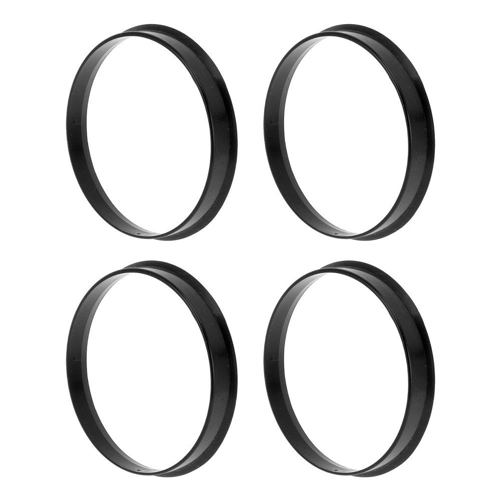 INFINAUTO 70.1mm to 68.1mm Car Wheel Hub Centric Rings Black Polycarbonate Wheels Center Shaft Shock Absorbing Hubrings 4 Pcs