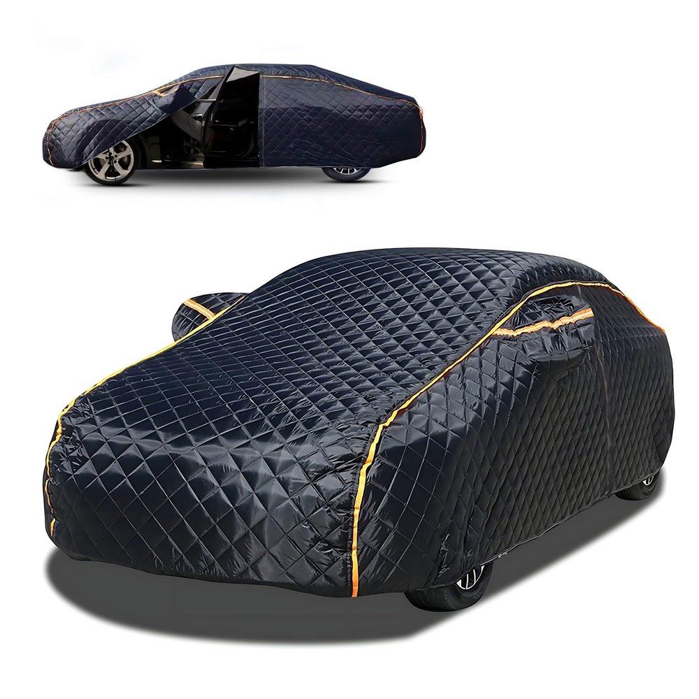 Hail Protector Car Cover for Nissan DayZ 2013-2024, Specialized Anti Hail Thickened Multi-Layered EVA Car Cover Waterproof All Weather, Cotton Fabric