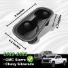 Muslogy Center Console Cup Holder Inserts Compatible with 2022-2025 2026 Chevy Silverado & GMC Sierra Accessories Middle Console Drink Holder TPE Organizer Non-Slip Drink Stopper(Bucket Seat Only) view 2
