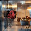 Red Dragon Car Decals - Dragon Lovers Pack of 2 Wall Decals Stickers Vinyl Decal Stickers Car Decorations for Women Men Series 18 view 3