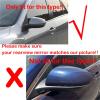 Car Wing Mirror Covers Cap, for Ma&zda 3 2010-2013 6 2009-2011 Rearview Side Mirror Cover Wing Cap Car Exterior Door Rear View Case Trim view 2