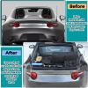 Modular Luggage Rack on car Trunk lid Compatible with Mazda MX-5 NC RF Miata 2016-2023 Car Trunk Lid Storage Mounted, Aluminum Alloy Organizer view 3