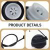 Fuel Tank Cap, Gas Cap Compatible with Nissan 2013-2018 Altima, 2012-2019 Frontier, 2013-2019 Pathfinder, 2012-2019 Versa, Infiniti JX35 QX6, Fuel Cap Replacement 17251-3JA0A, 7251-1VZ0D, view 2