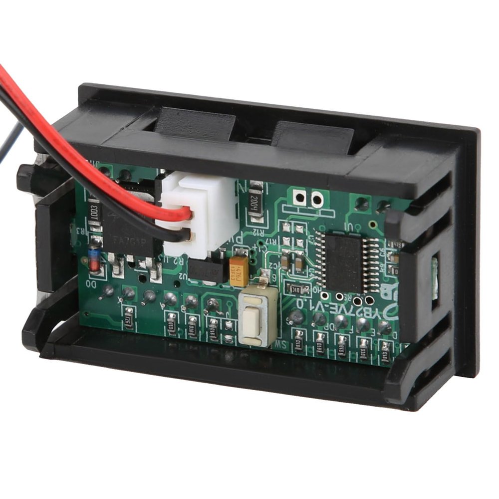YB27VE Digital LED Voltage and Electricity Tester for 2V Lithium Teries - Compact and Versatile Power Meter (#2)