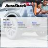 AutoShack Rear Drilled Slotted Silver Matte Coated Rotor 10.62" 270 mm 2pcs view 2